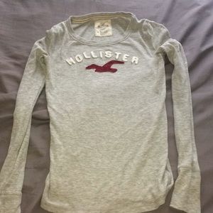 Grayish colored Hollister long sleeve
